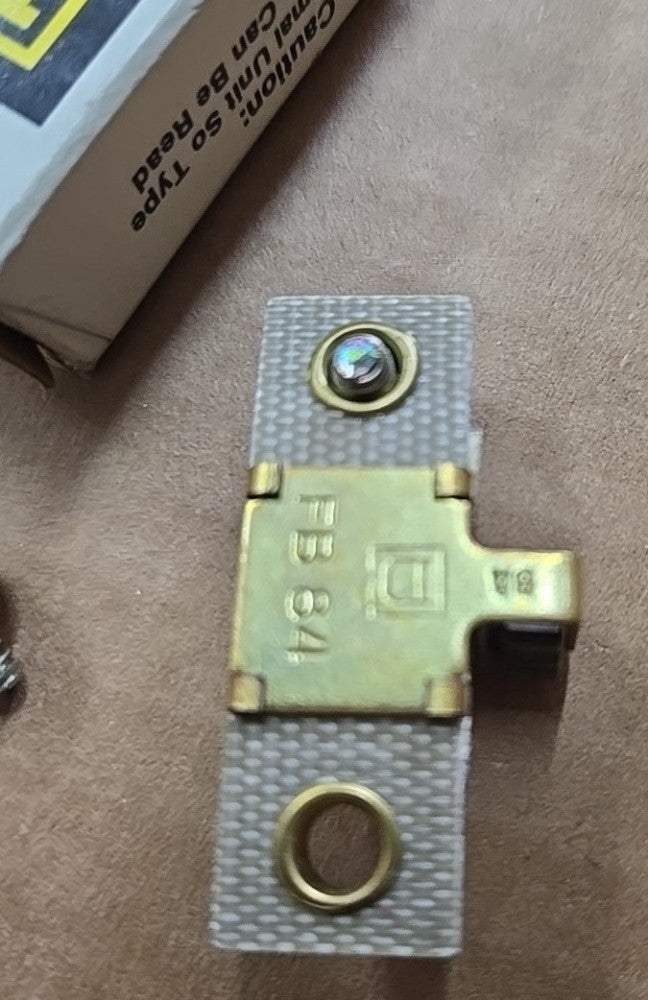 Square D FB84 Overload Relay Thermal Unit, New