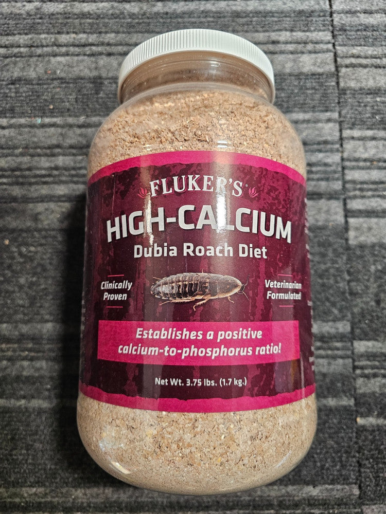 (QTY 3)Fluker's High Calcium Dubia Roach Diet 3.75 lbs. Used as Gut-Loading Food
