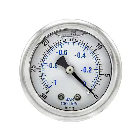 Pic Gauges 202L-204A Vacuum Gauge,1/4 In. Npt,2 In.
