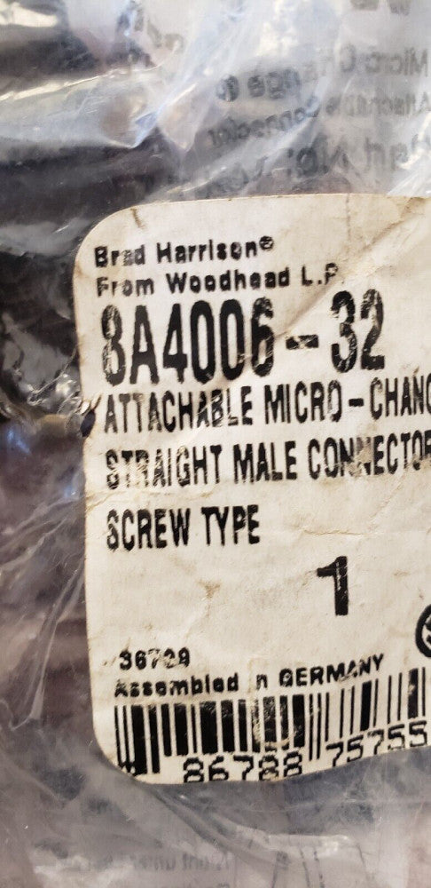 Molex Woodhead 1200710039 8A4006-32 Micro Change Attachable Connector; 4P (B2-4A