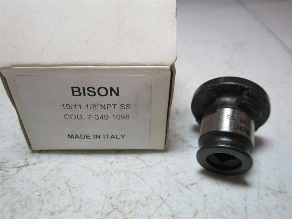 Bison (7-340-1098) 19/11 1/8 NPT Quick Change Positive Drive Tap Adapter - Qty 2