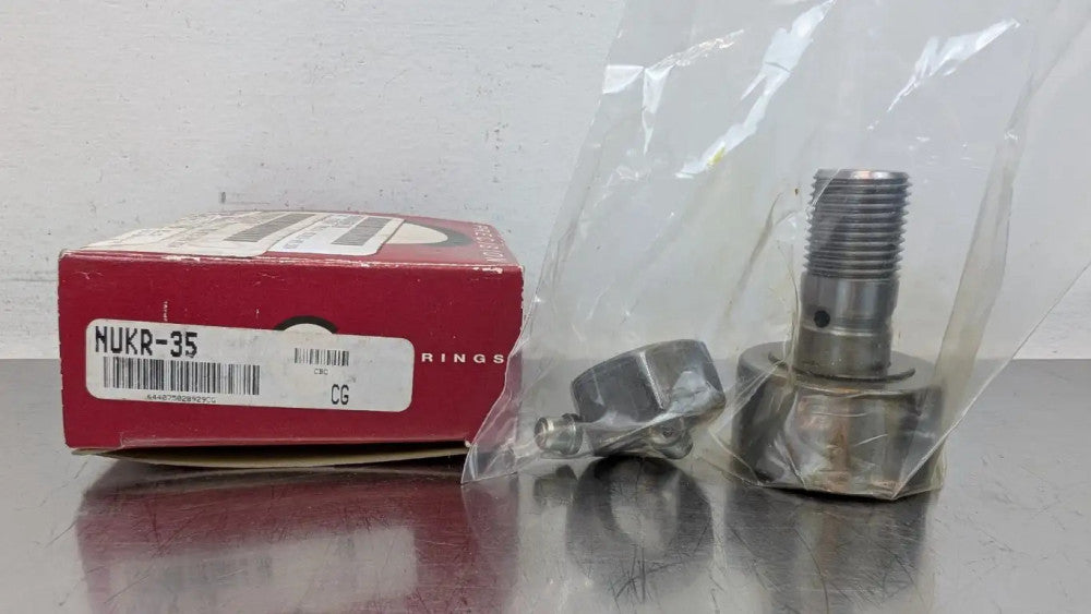 Consolidated NUKR-35 Cam Follower 16mm ID 35mm Roller OD x 32.5 thread 52mm Over
