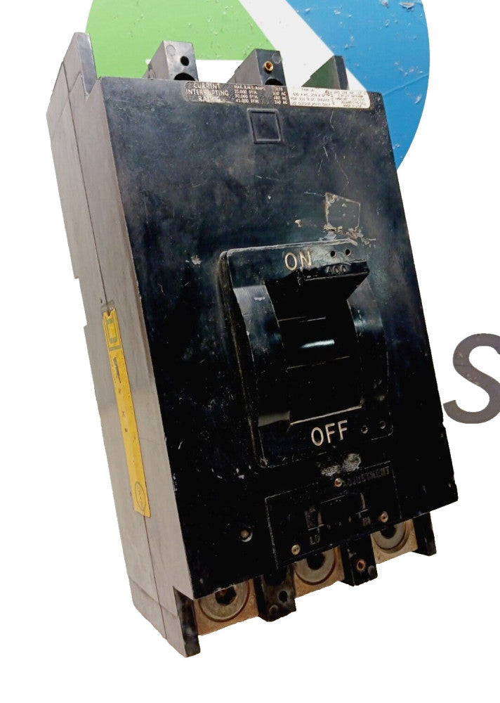 SQUARE D 400 AMP CIRCUIT BREAKER 3 POLE 600 VAC / 250 VDC  LAP36400MBZ