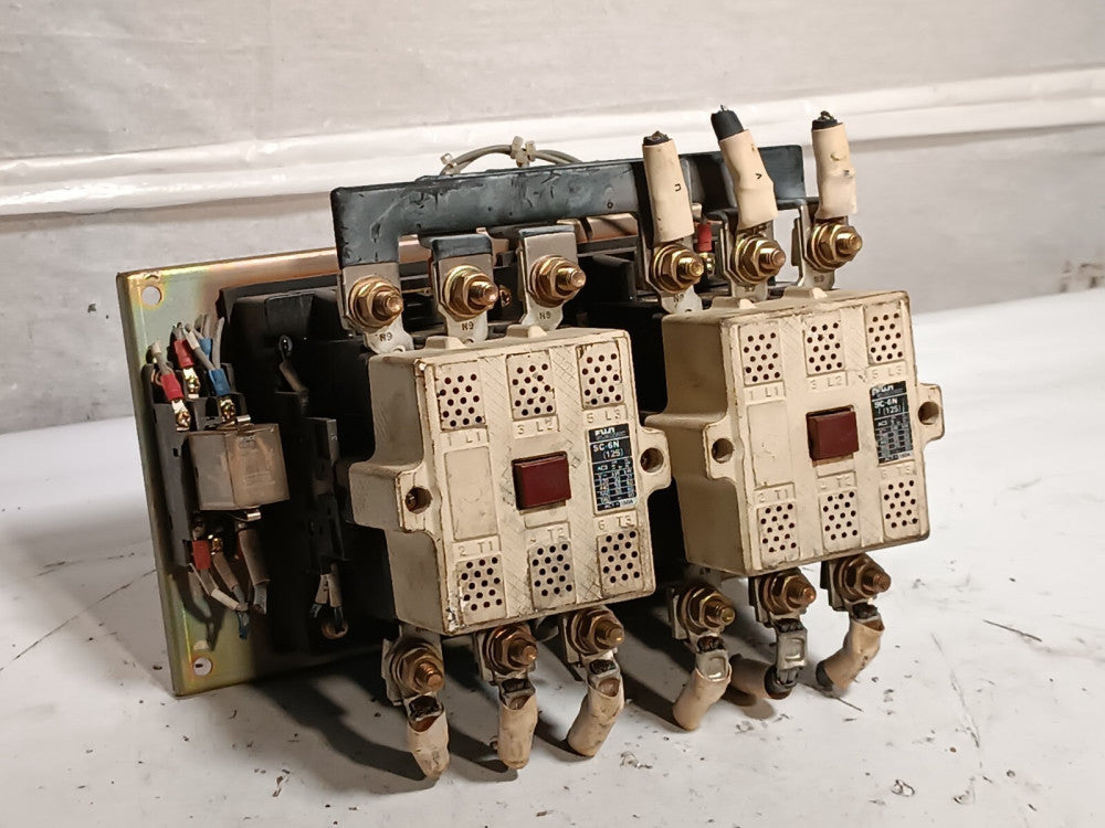 Fuji SC-N6RM[125] Reversible Magnetic Contactor, CX24E Coil, AC1 150A,600vac Max