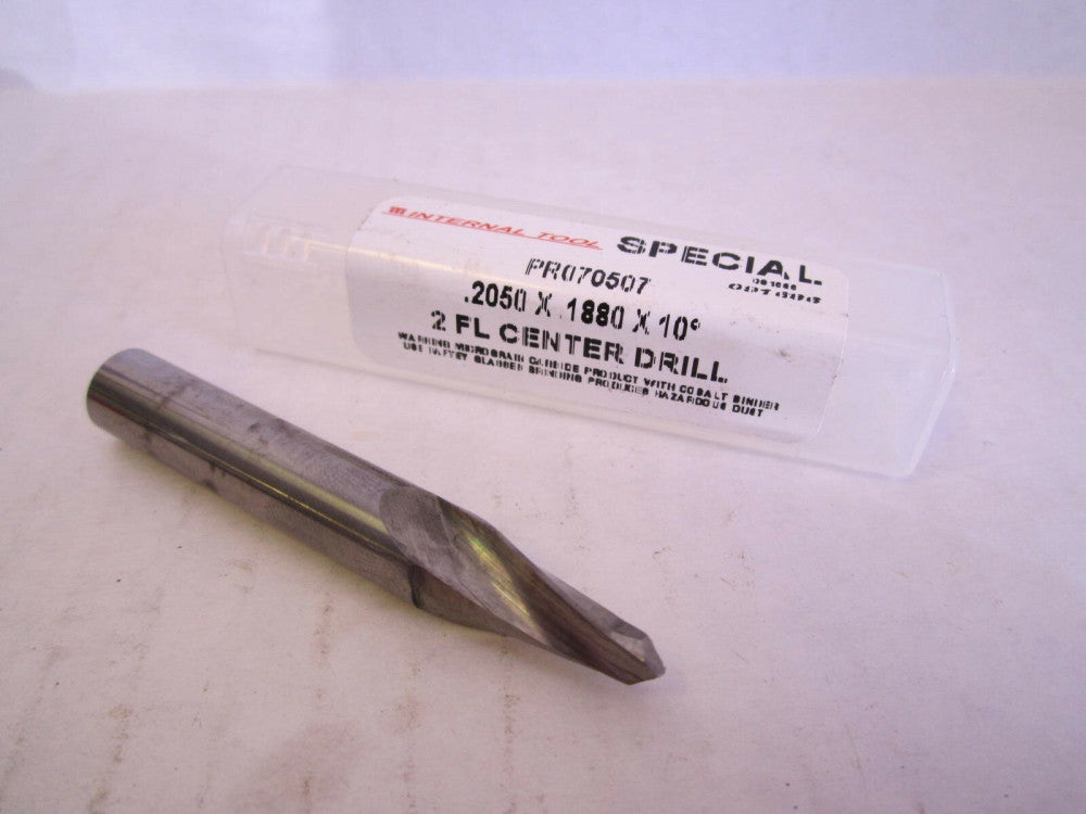 Internal Tool (PR070507) .2050" x .1880" 10 Deg Carbide Center Drill