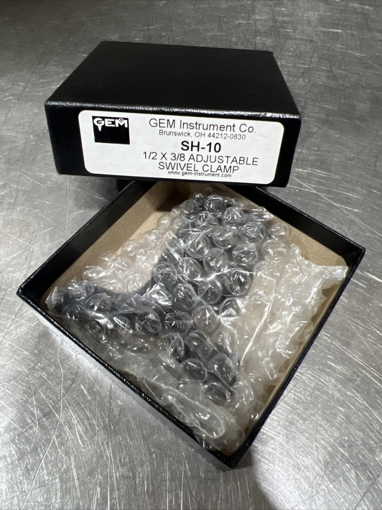 GEM Instrument Co SH-10 3/8" x 1/2" Adjustable Swivel Clamp Nose Surplus