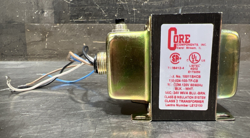 Core 120-024-100-TF-CB Class 2 Transformer 120V 50/60Hz 10011SHCB Nos Surplus