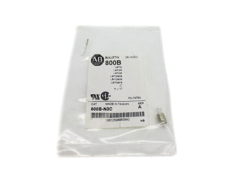 ALLEN BRADLEY 800B-N3C SER. A 24VAC/DC NSMP