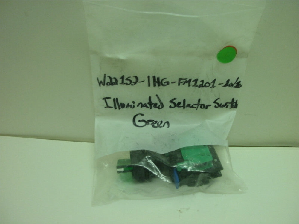 C3CONTROLS W22IS2-IHG-FM120I-10 2 POS SELECTOR SWITCH GREEN NEW NO BOX