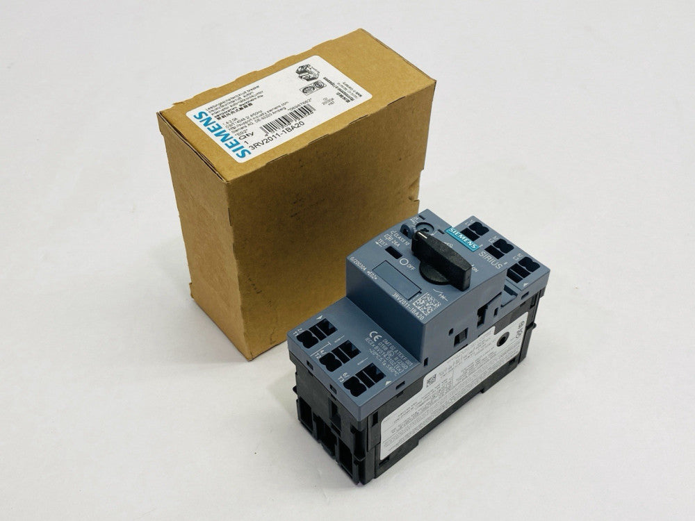Siemens 3RV2011-1BA20 SIRIUS Motor Protector Circuit Breaker 1.4-2.0A 600V