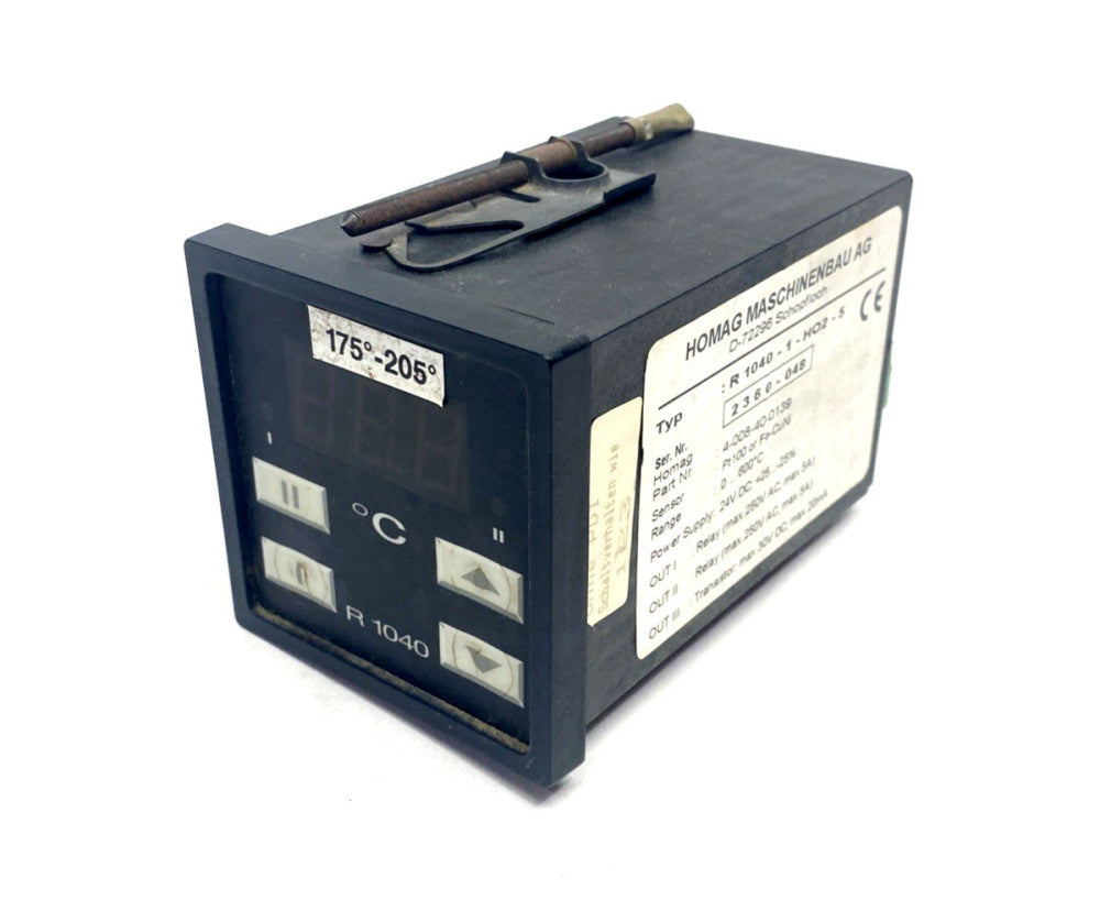 Homag R 1040-1-HO2-5 Temperature Controller 24VDC 4-008-40-0139