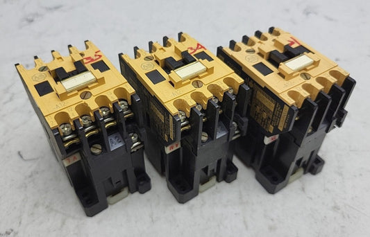 3 Pack Allen-Bradley 100-A12ND3 Contactor Control Series B 120 Vac Coil Used