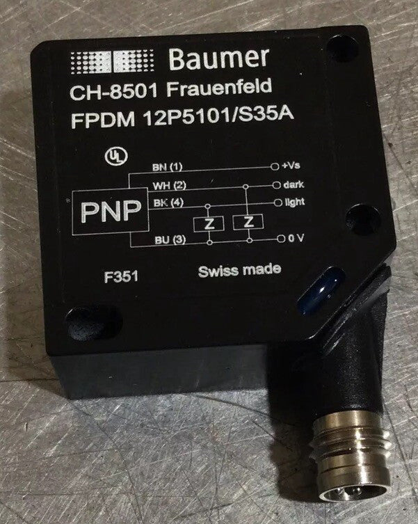 Baumer CH-8501 Frauenfeld FPDM 12P5101/S35A Nos Surplus