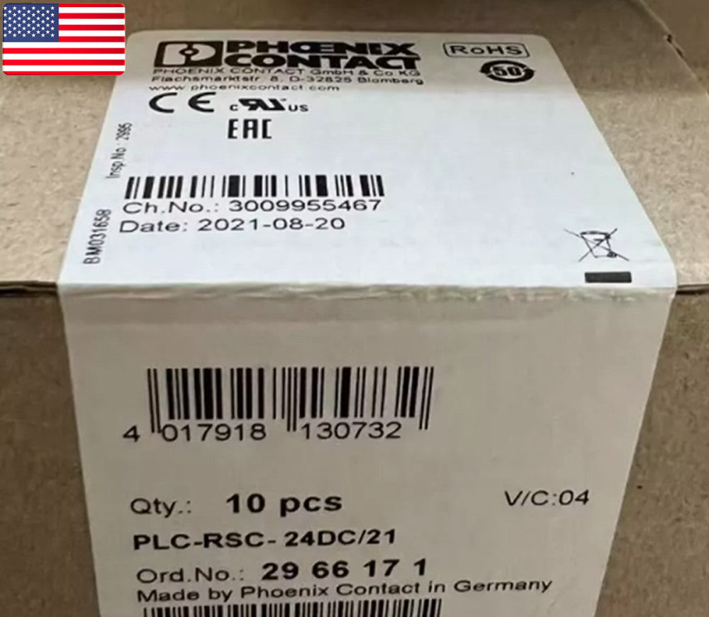 10PC NEW PHOENIX CONTACT PLC-RSC -24DC/21 module 2966171 - US Stock
