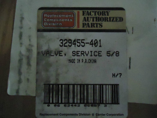 # 329455-401 Service Valve 5/8  (NEW)