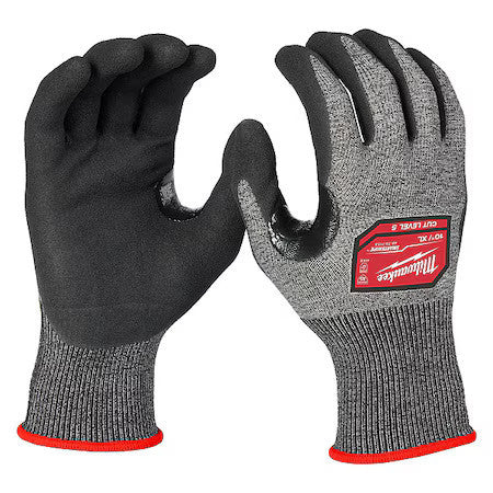 Milwaukee Tool 48-73-7153 Cut-Resistant Dipped Gloves, ,Rough Palm,