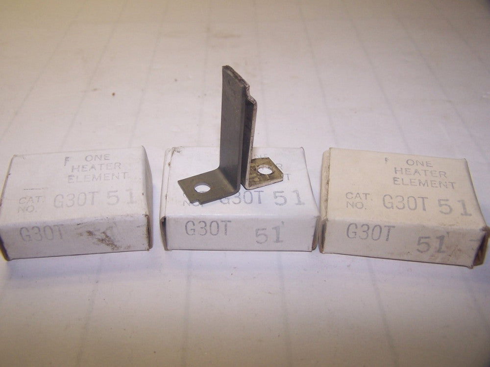3) NEW G30T51 OVERLOAD HEATER ELEMENT  LOT OF 3