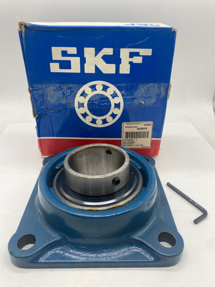 SKF YAR 213-211-2F 4-Bolt Flanged Mount Ball Bearing 2-15/16" Bore 