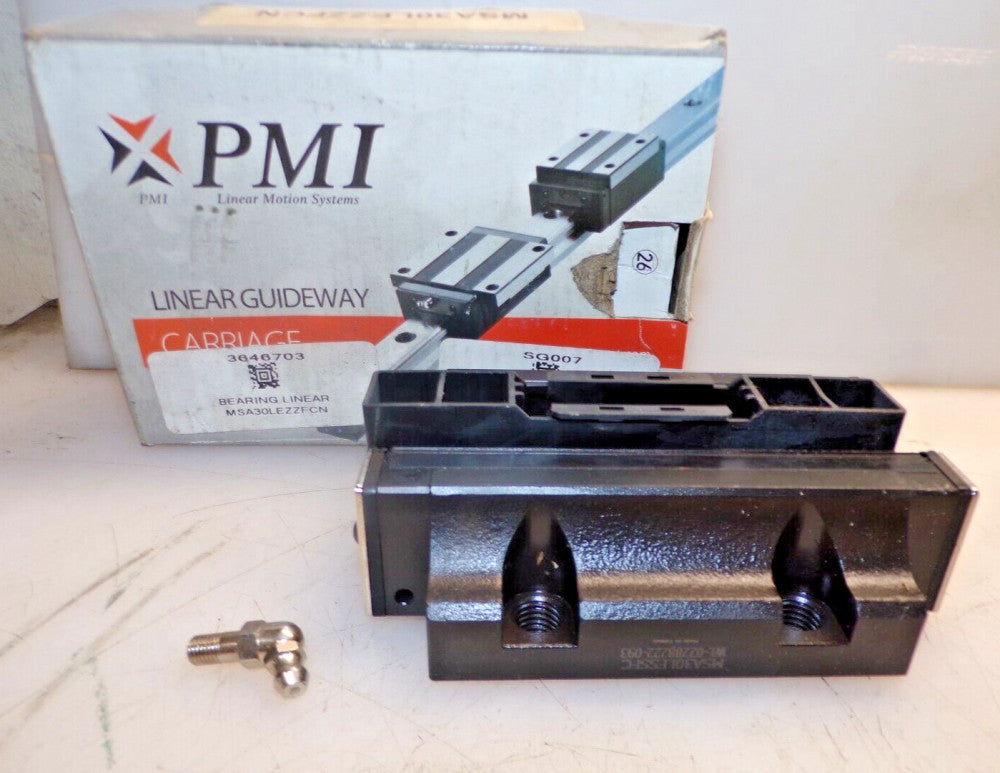NEW PMI MSA30LEZZFCN LINEAR SLIDE GUIDEWAY CARRIAGE 