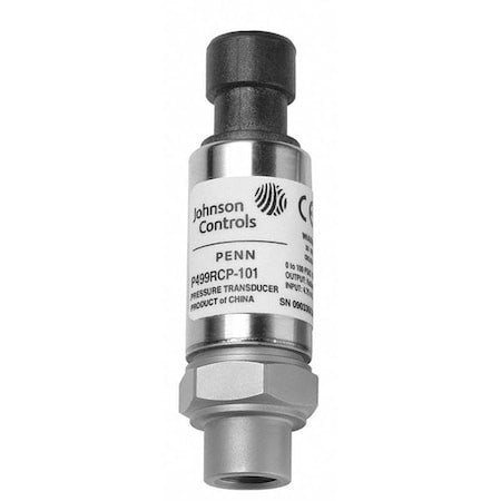 Johnson Controls P499rcp-107K Pressure Transmitter,0 To 750 Psi,4.5Vdc