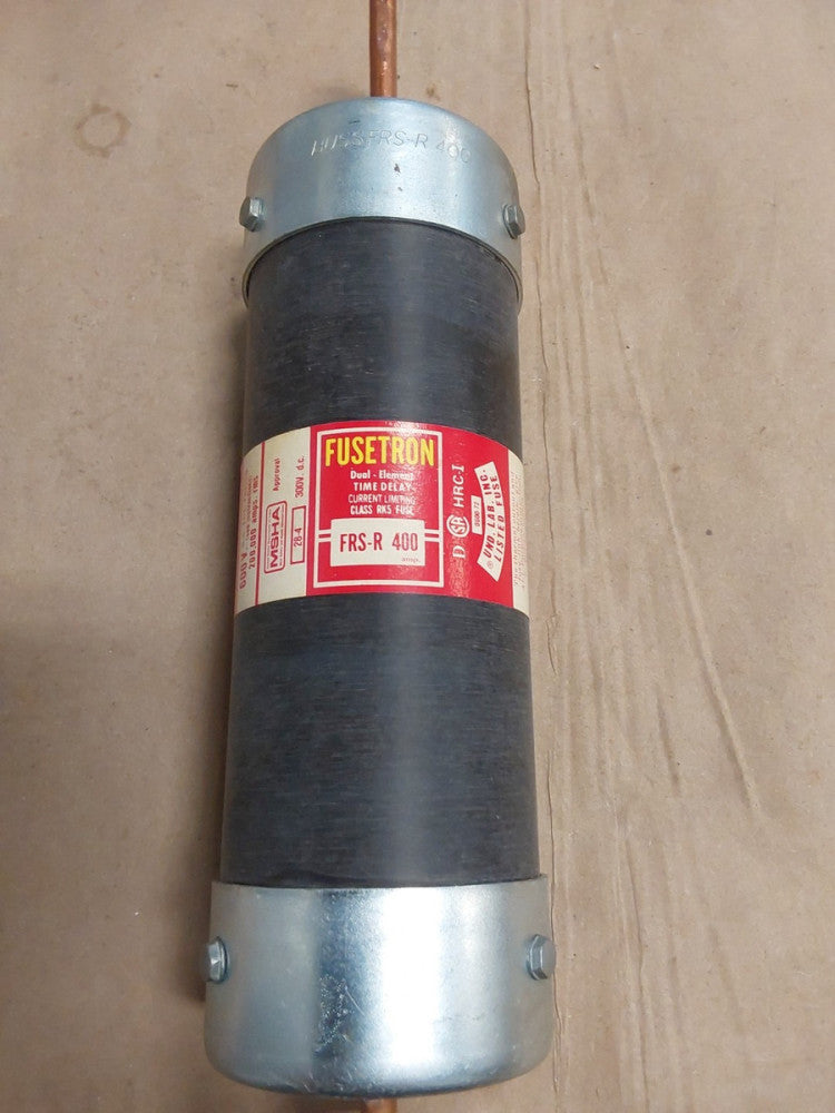 Bussmann, FRS-R-400, Fusetron Dual Element Time Delay Fuse Buss Cooper 400A..M68