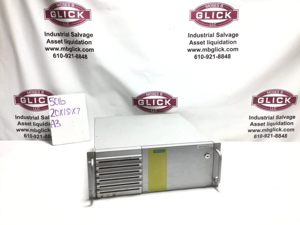 SIEMENS SIMATIC RACK PC 6ES7650-0NF07-0YX1 UNMP