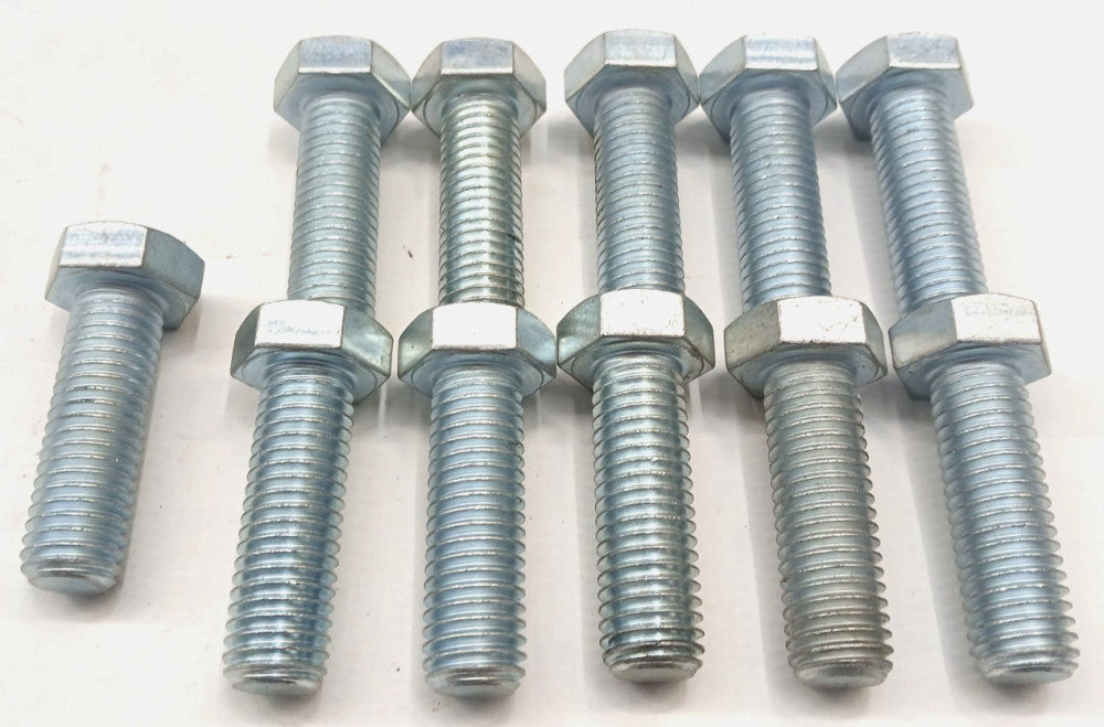 HEX BOLTS 5/8-11 X 2 IN. GRADE 5 MEDIUM CARBON STEEL  LOT OF 11