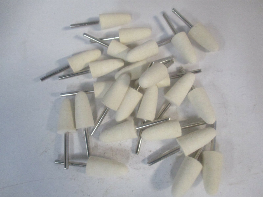 (516145) 1/2″ x 1/8″ x Hard Density Conical Shaped Mounted Bob - Pack of 25