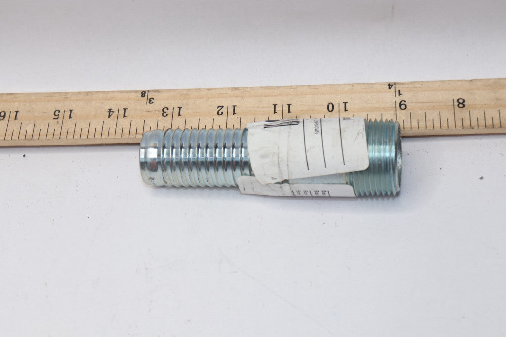 Threaded Adapter Carbon Steel Fitting 3/4" Hose Shank x 1" MNPT