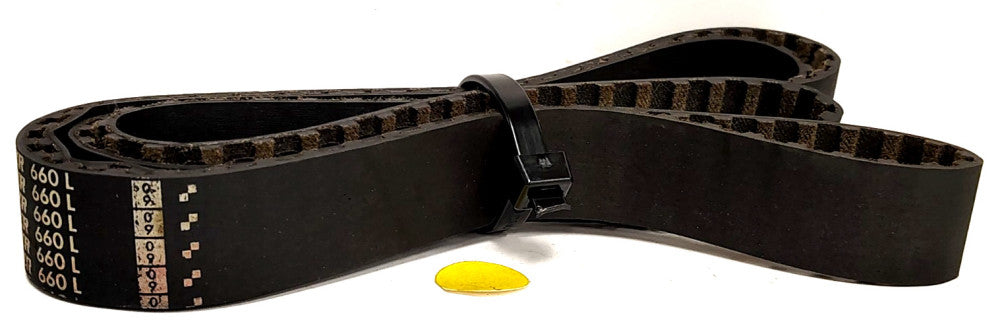 OPTIBELT TIMING BELT ZR 660L 1" WIDTH 3/16" THICK BLACK