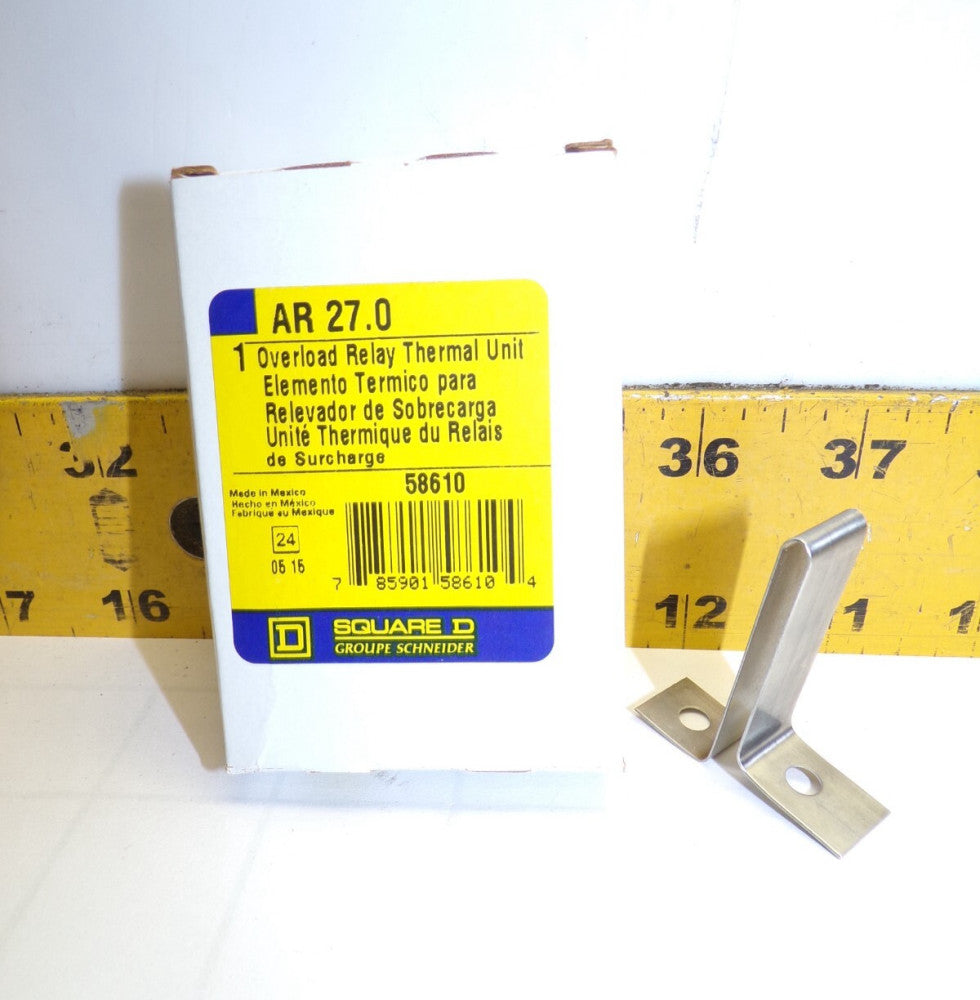 New Square D Overload Relay Thermal Unit  AR 27.0