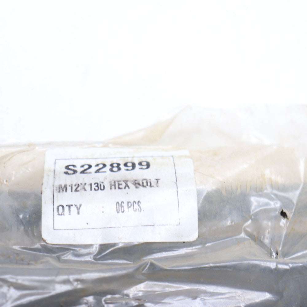 (6-Pk) Hex Bolt M12 x 130 S22899 