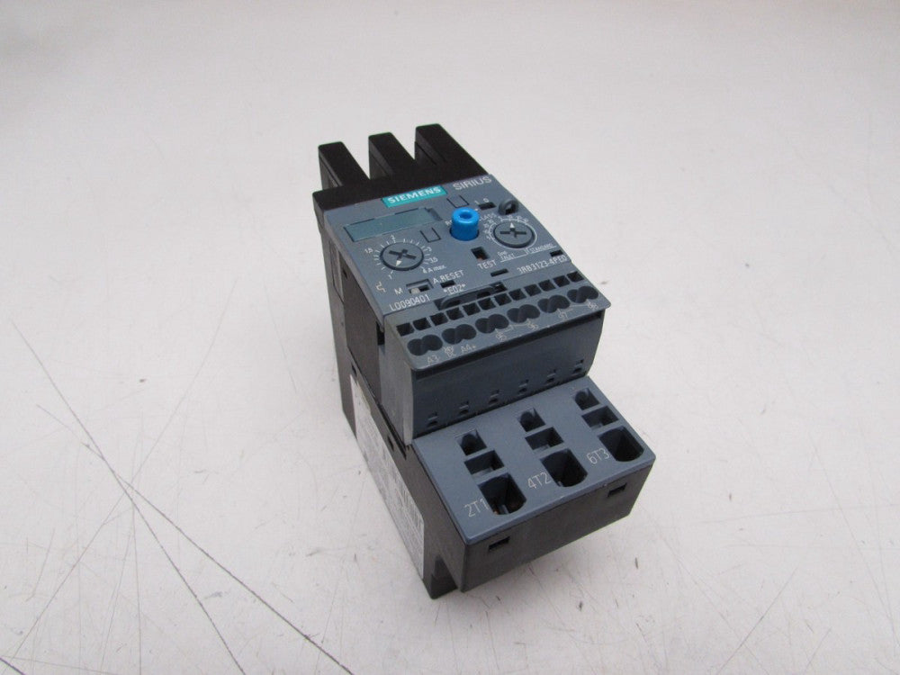 SIEMENS SIRIUS 3RB3123-4PE0 OVERLOAD RELAY 4FLA XLNT USED TAKEOUT MAKE OFFER