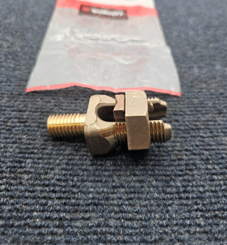 Burndy KC28: SERVIT POST Mechanical Grounding Connector  1-4/0 AWG  5/8" Stud