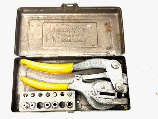 ROPER WHITNEY PUNCH NO.5 JR HAND HELD METAL HOLE PUNCH