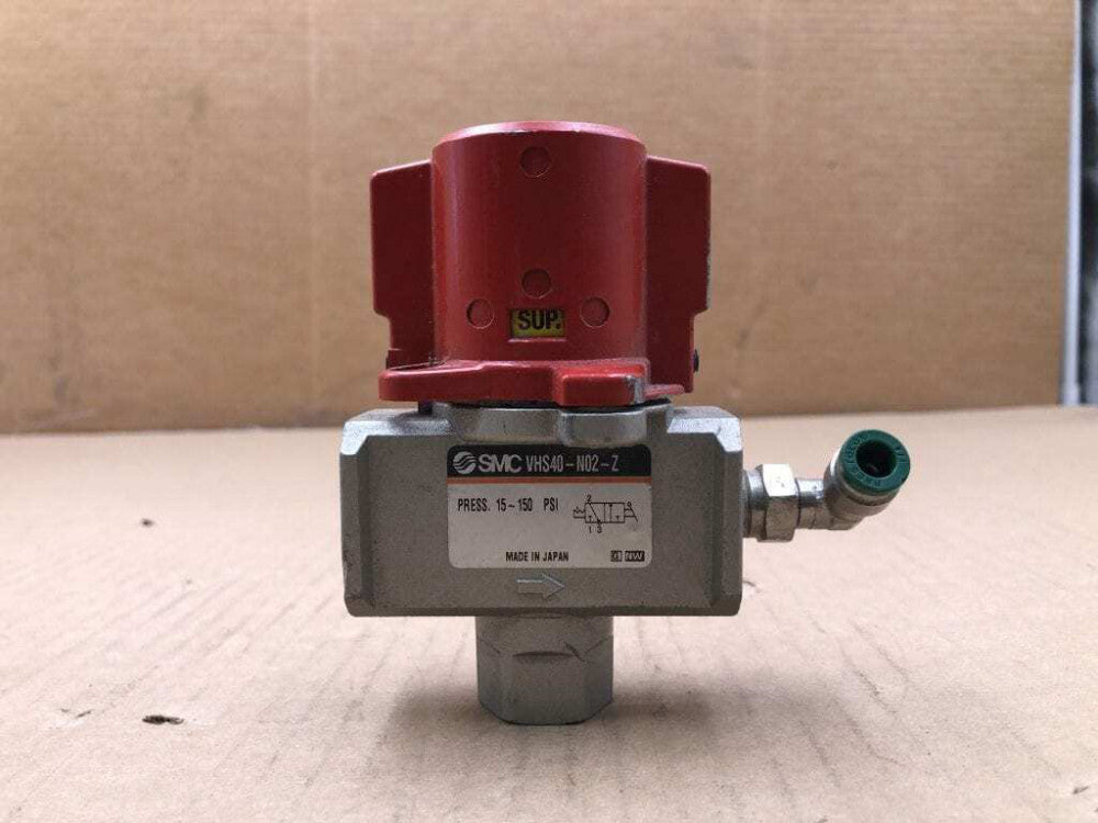 SMC VHS40-N02-Z PNEUMATIC VALVE 3 port LOCK OUT , Aluminum 15-150PSI