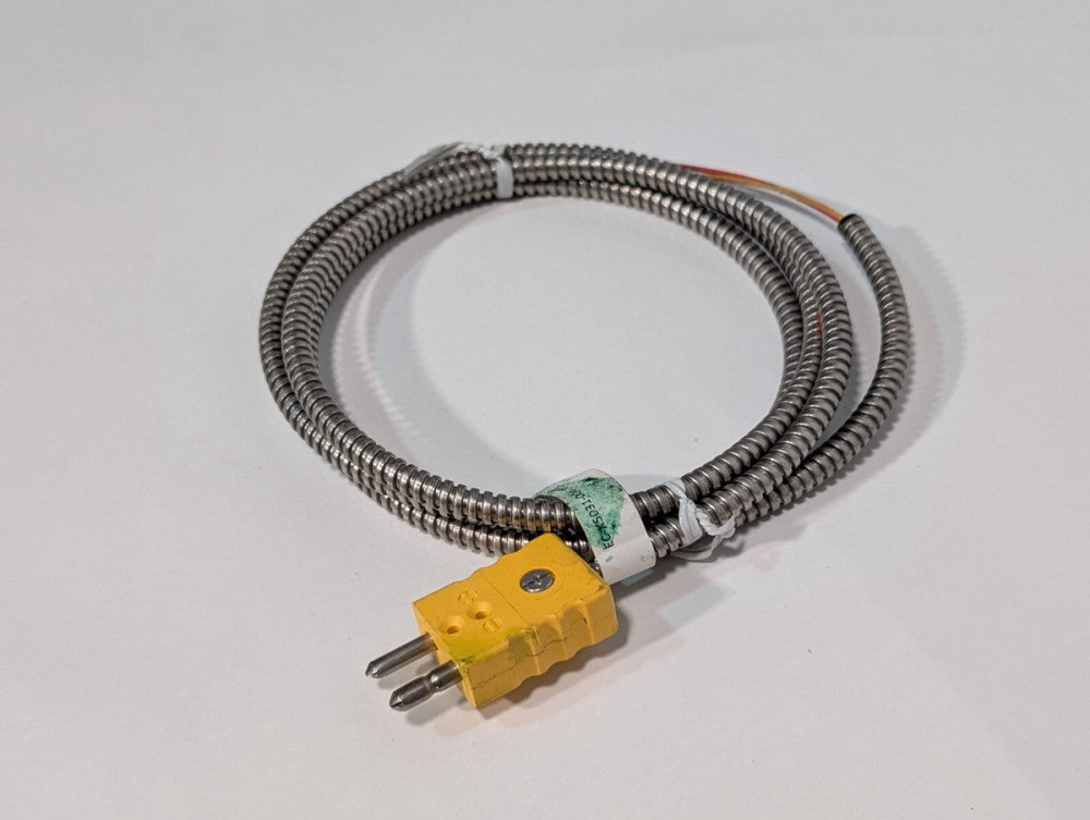 Loves Controls EC-K5031-004-04-00 2-Wire Armored Thermocouple, Connector to Open