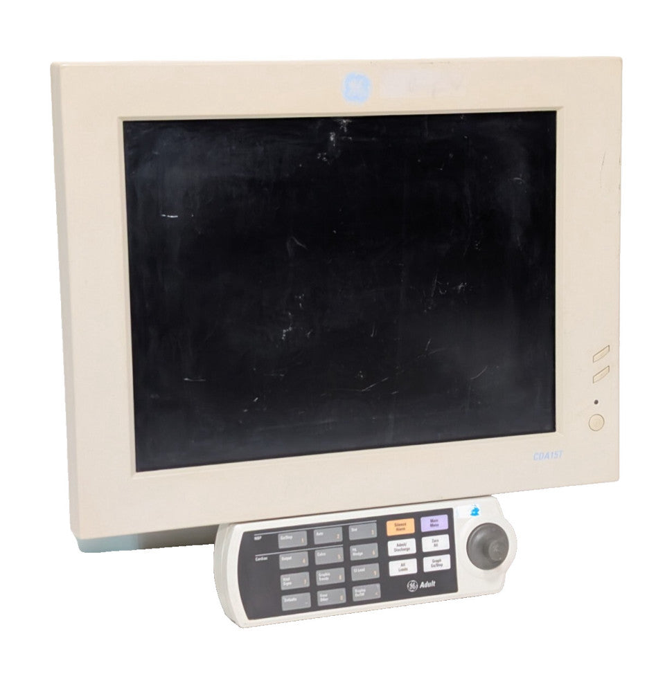 GE Adult CDA15T Medical Monitor Assembly, CDL1531A, 12VDC, 3.0A, No Adapter