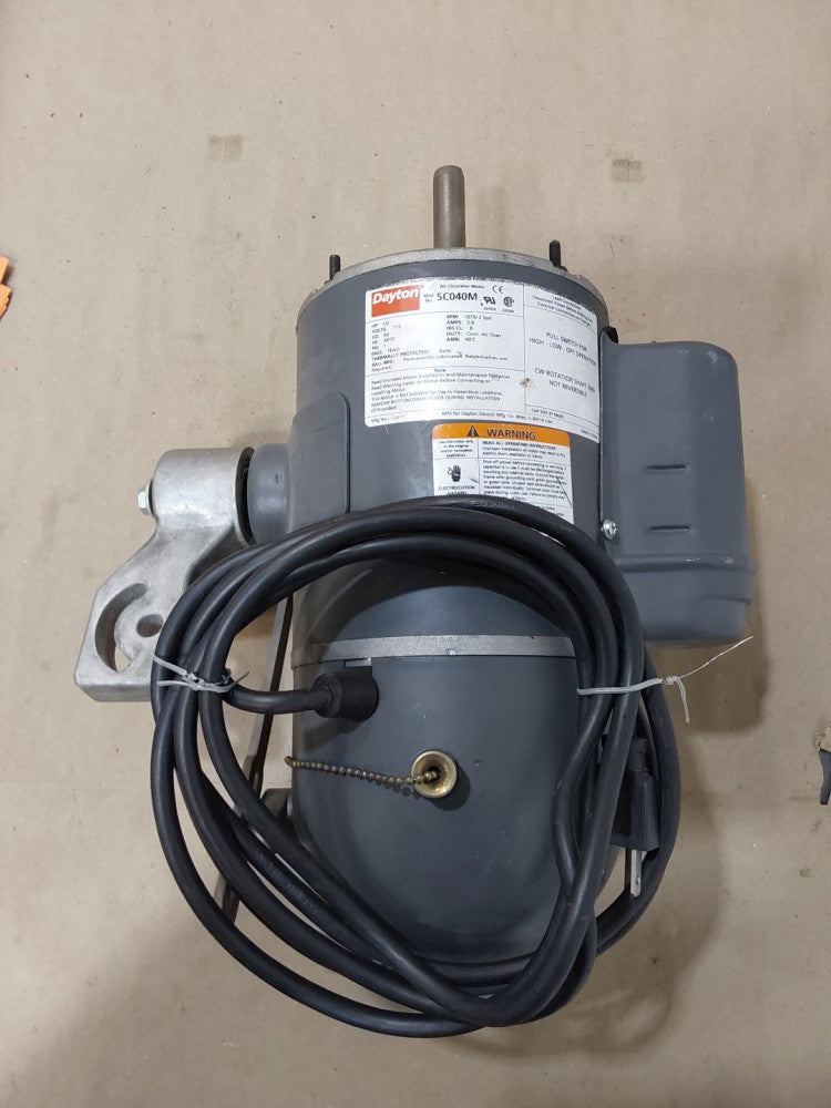 DAYTON, 5C040M Air Circulator Fan Motor, 1/2HP 115V  60HZ 1PH 2 SPEED