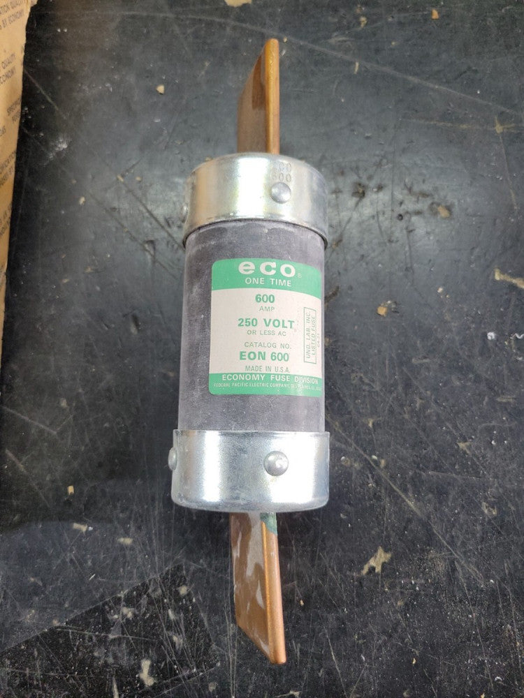 New Old Stock! Eco EON600 One Time 600Amp 250Volt Fuse
