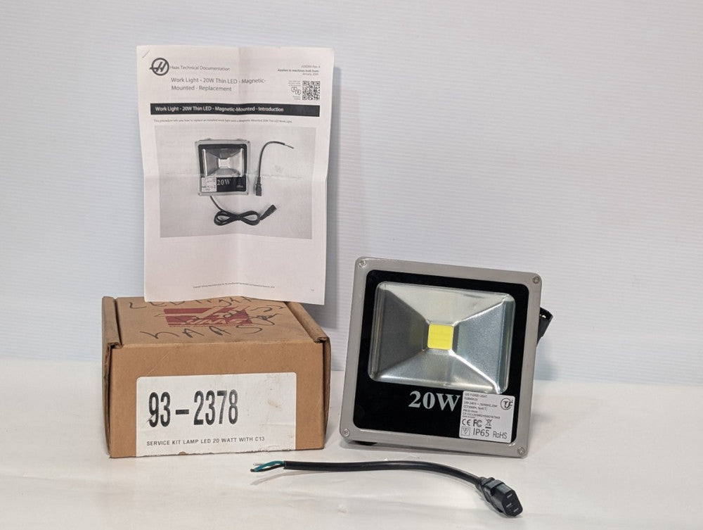 HAAS 93-2378 Service Lamp Kit for Thin 20Watt LED Work Flood Light New Old Stock