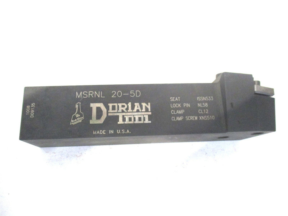 Dorian Tool (73310150535 6" OAL Neg 7° CL-12 XNS-510 NL-58 Turning Toolholder