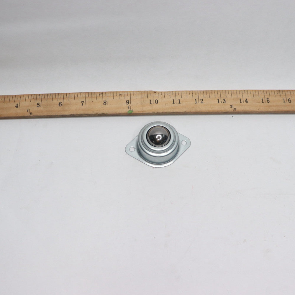 2-Hole Flange Mounting Ball Transfer Steel 1"