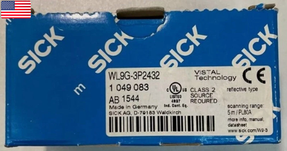 One Brand New SICK WL9G-3P2432 1049083 Photoelectric Sensor - US Stock