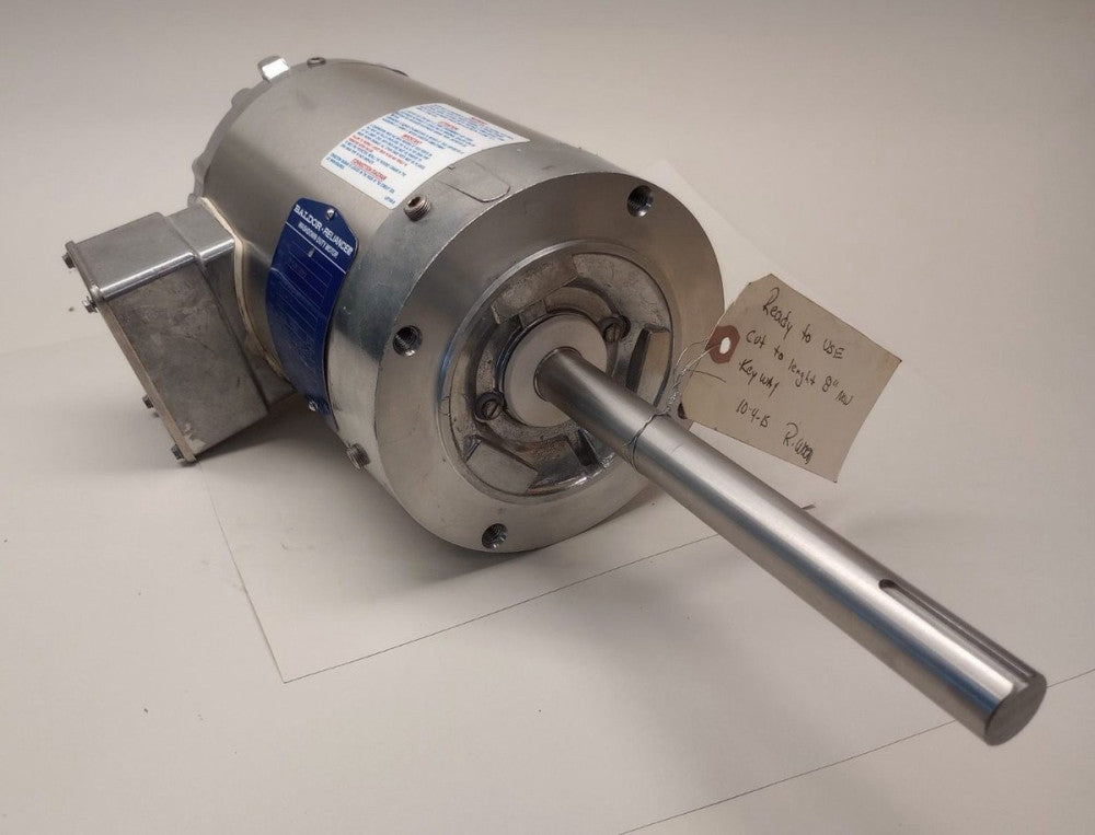 Baldor 35Y538T025H2-MOD Used Electric Motor 8-inch Shaft 1hp 208-230/460 1740rpm