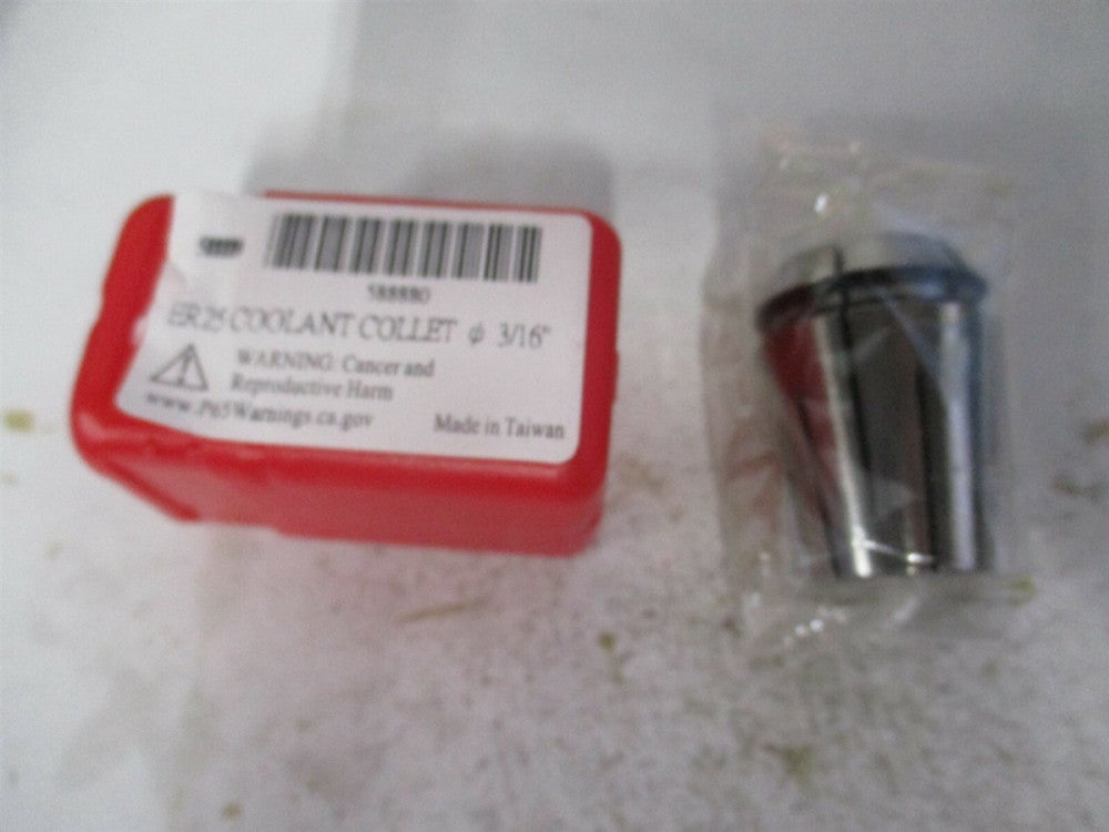 (588880) 3/16" ER25 ER Coolant Collet
