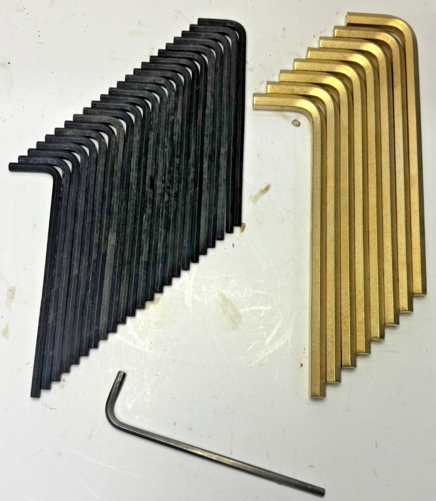 ALLEN WRENCH 1/4" 9/16" 1/8" L KEY LONG ARM HEX 5-1/2" 4" 3-7/8"  OAL LOT OF 32