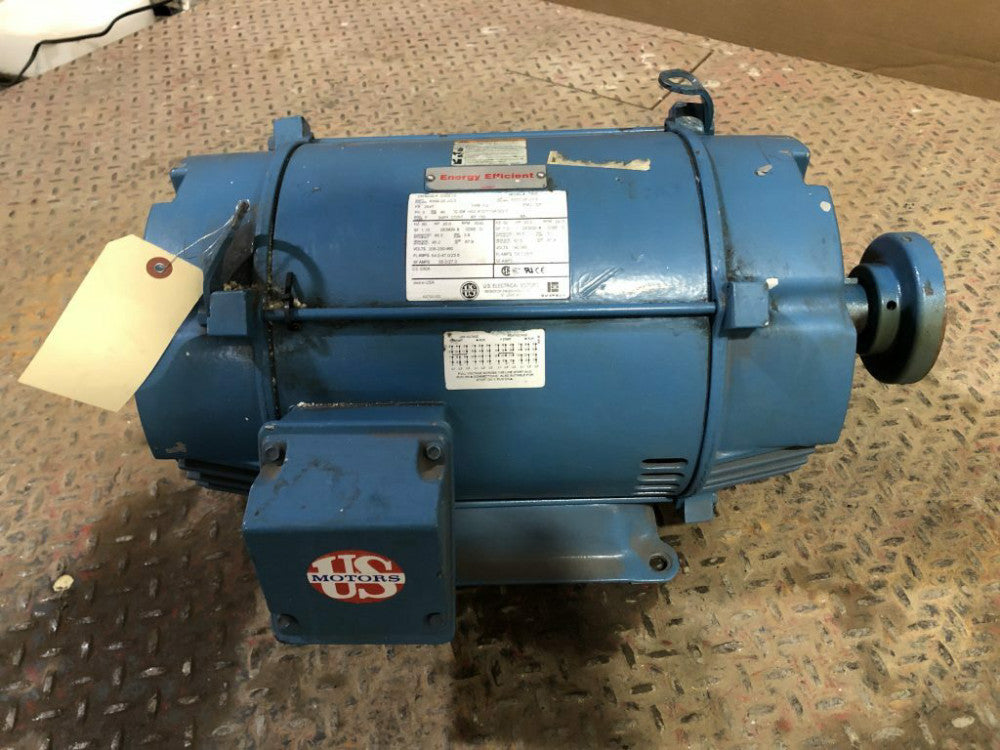 U.S. Motors T605 20HP Electric Motor 3540/2915RPM 208-230/460V 3PH 254T