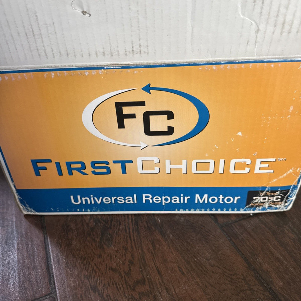 FIRST CHOICE 1/4 HP, CONDENSER FAN MOTOR, 825 RPM 208-230 VOLT Universal, New