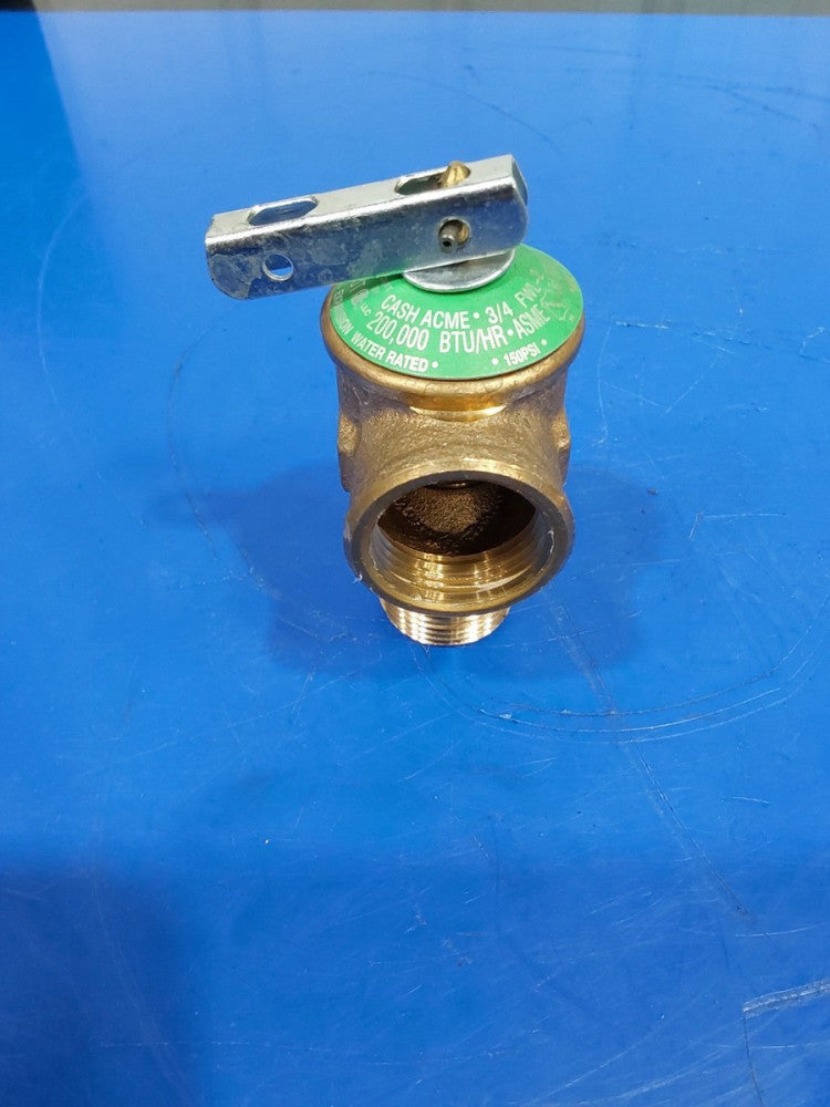 Cash Acme 3/4" FWL-2 Pressure Relief Valve, Bronze, 150 PSI,